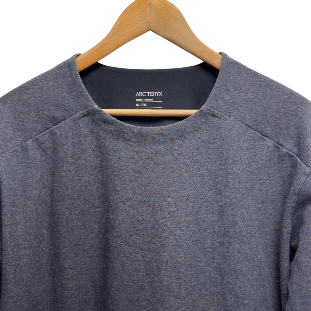 Arc'teryx Mens Sz XL Blue Heathered Sweatshirt Long Sleeve Pullover Crewneck euc